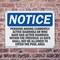 Signmission Persons Having Currently Active Diarrhea OSHA Notice Sign, Plastic, 10in W x 7in L, 2PK OS-2PACK-NS-P-710-L-17209 - alternate 3
